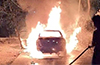 Udupi: Moving car catches fire in Shirva; passengers escape unhurt